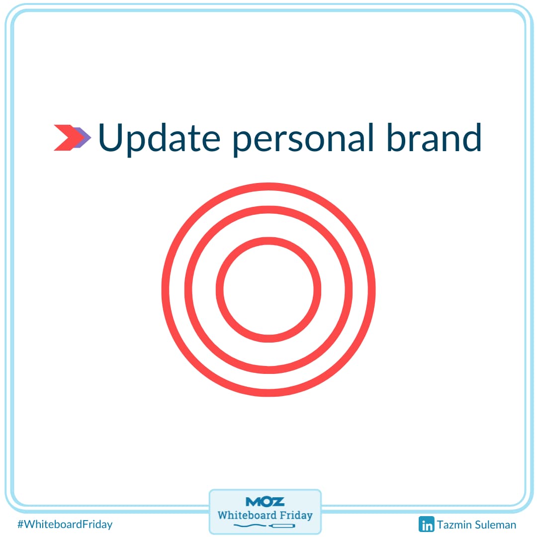 Update your personal brand.