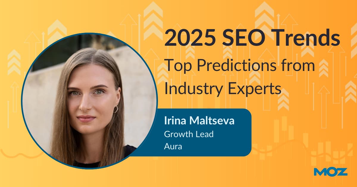 Irina Maltseva content marketing prediction that SEOs will focus on human content