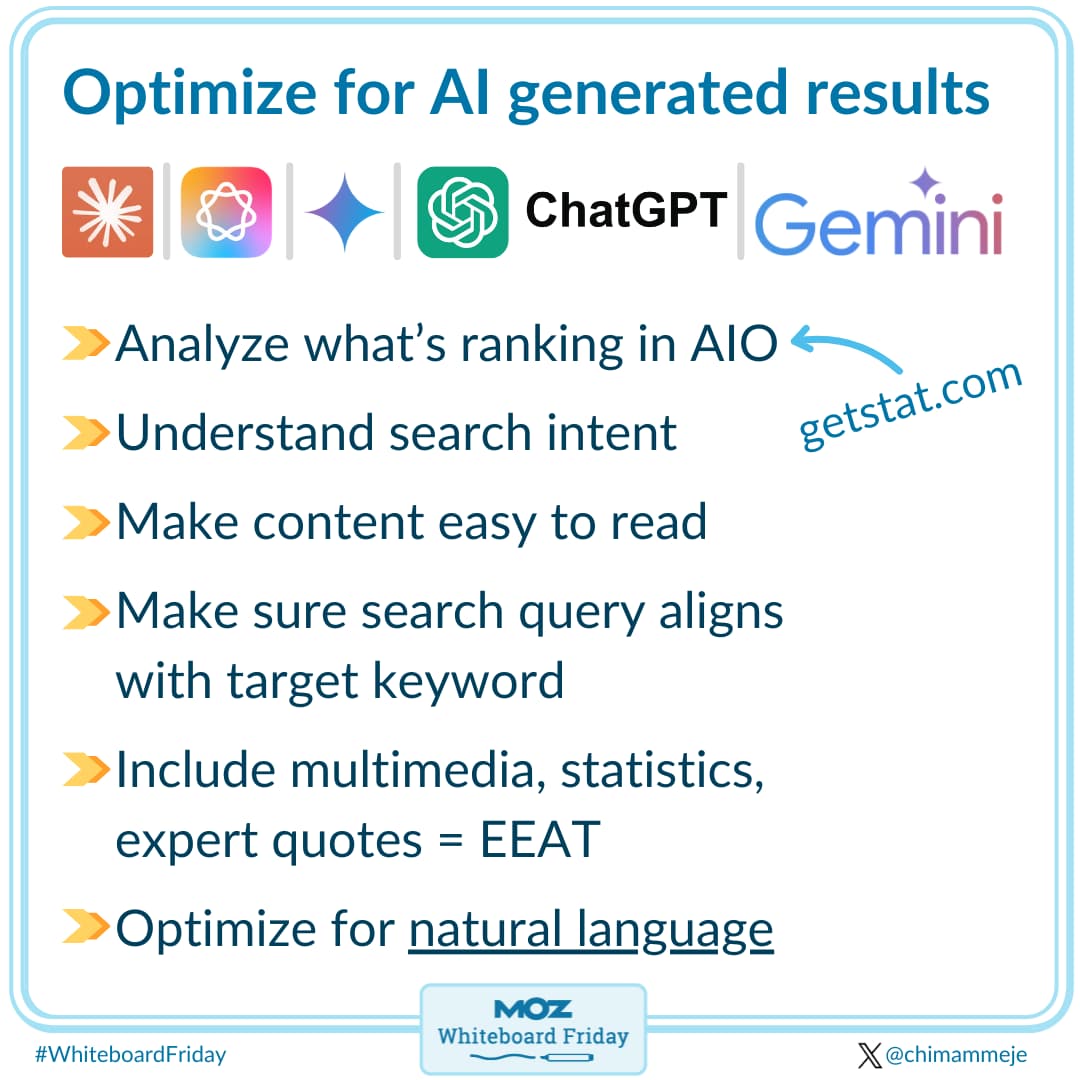 Optimize for AI-generated results using these tips.