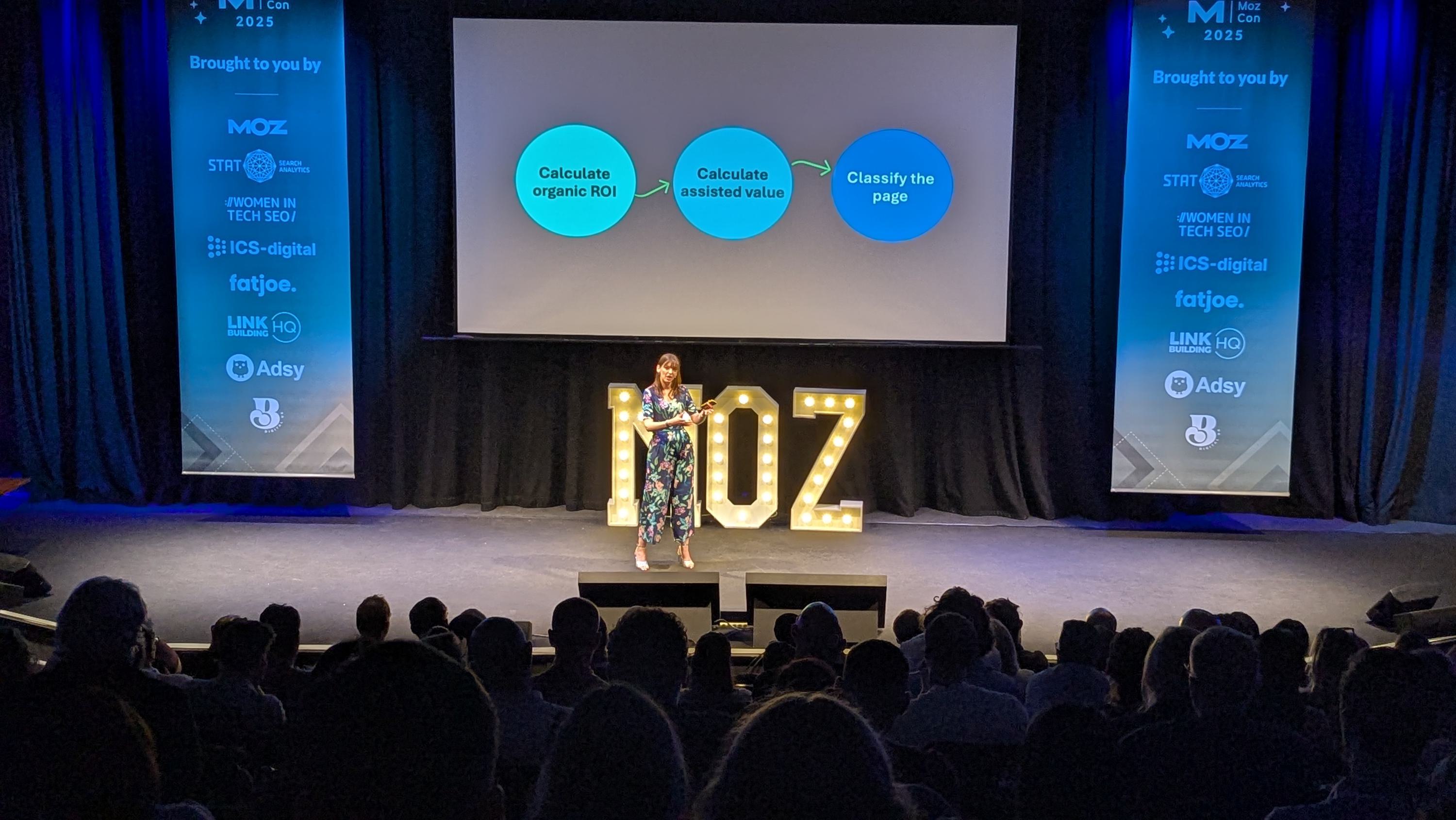 Helen Pollitt MozCon London - framework to predict content revenue