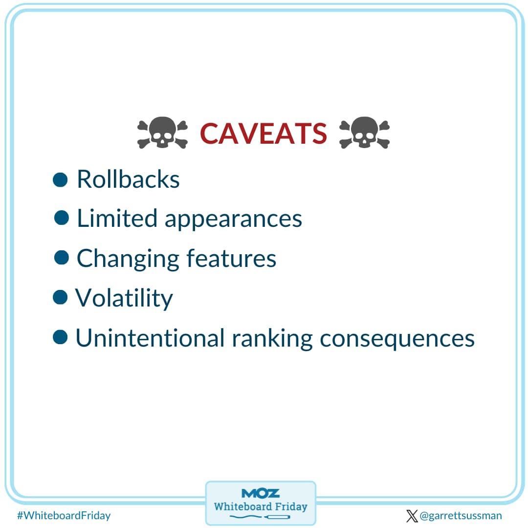 Caveats to optimizing for AI Overviews