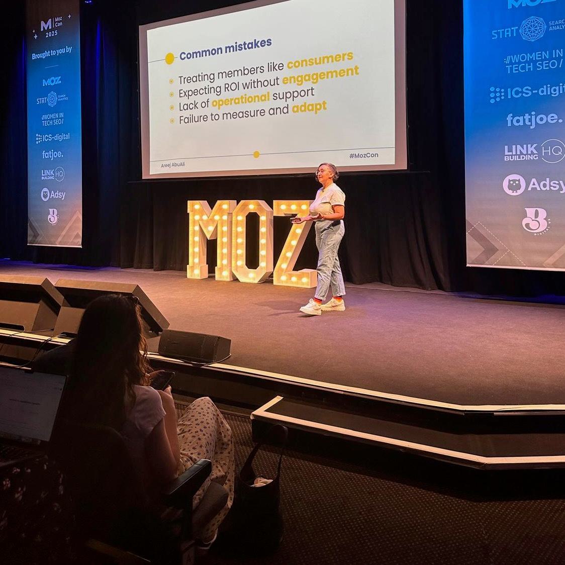 Areej AbuAli - Community marketing MozCon London 2025