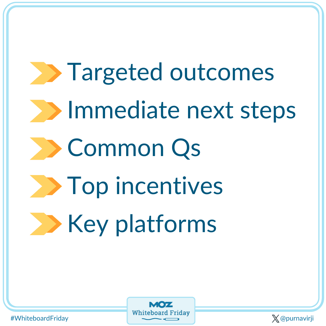 What to consider adding to your content brief.