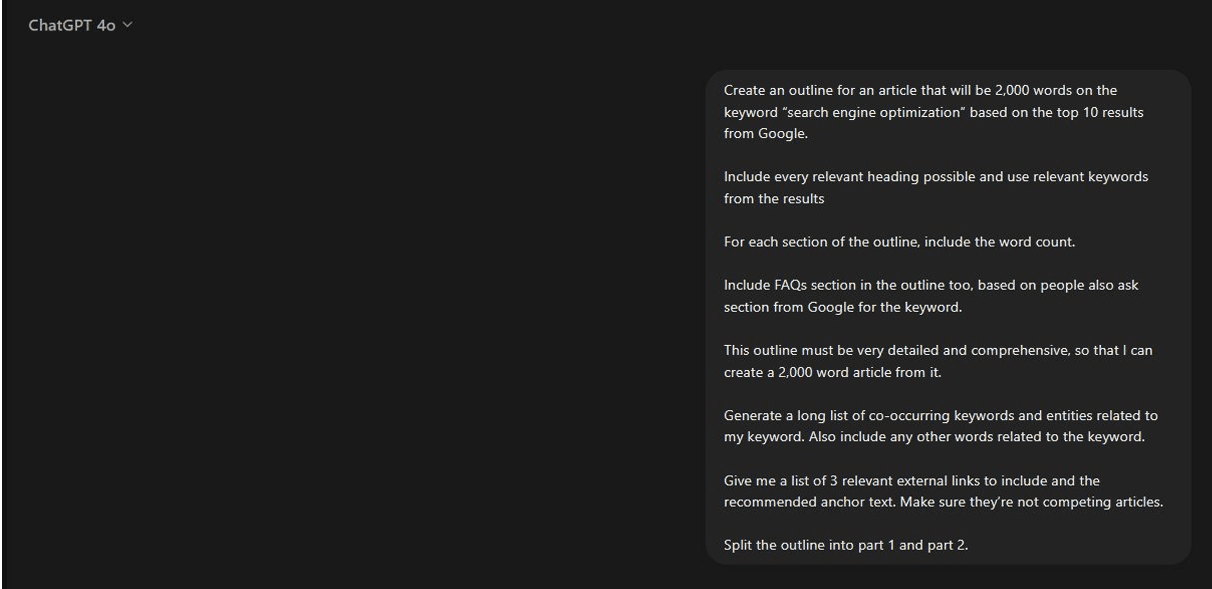 brief writing with ChatGPT