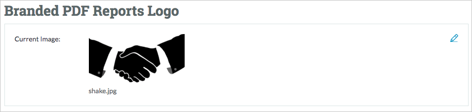 You can add or edit the the logo used for your branded reports.