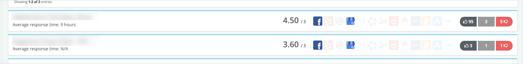 Screenshot of location details.