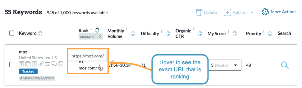 Hover to see the exact URL.